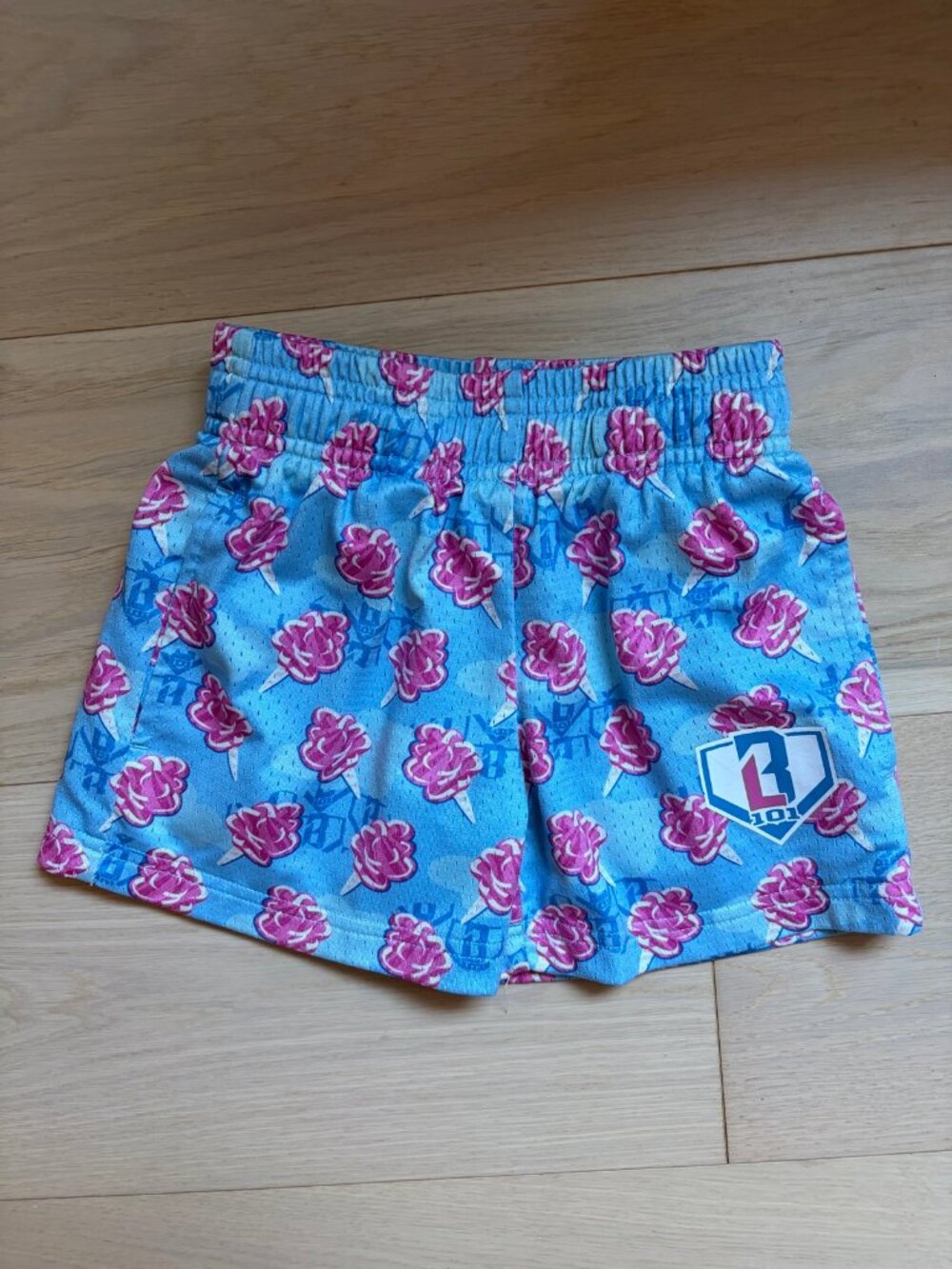 Baseball 101 Boys XXS Cotton Candy Print Mesh Shorts 3-4T